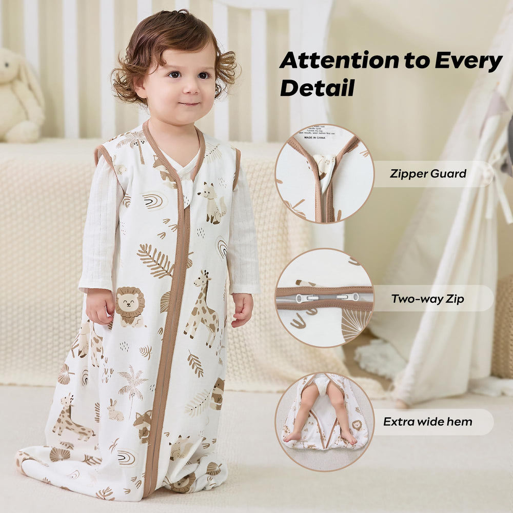 JELLYMONI sleep sack design aligned with safety guidelines for toddlers