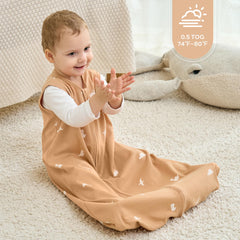 JELLYMONI sleep sack top zipper guard protects baby's face
