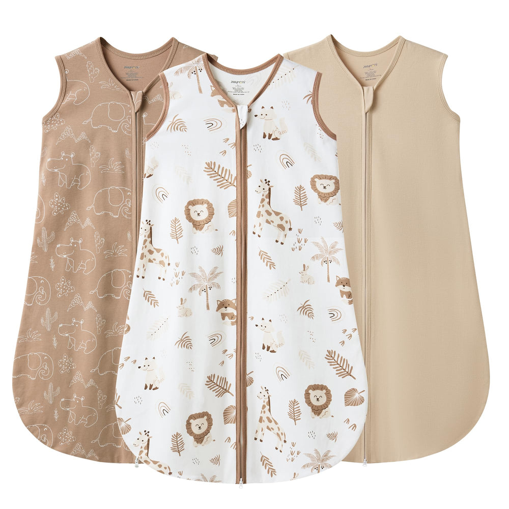 JELLYMONI sleep sack wearable blanket shown on baby for safe, cozy sleep