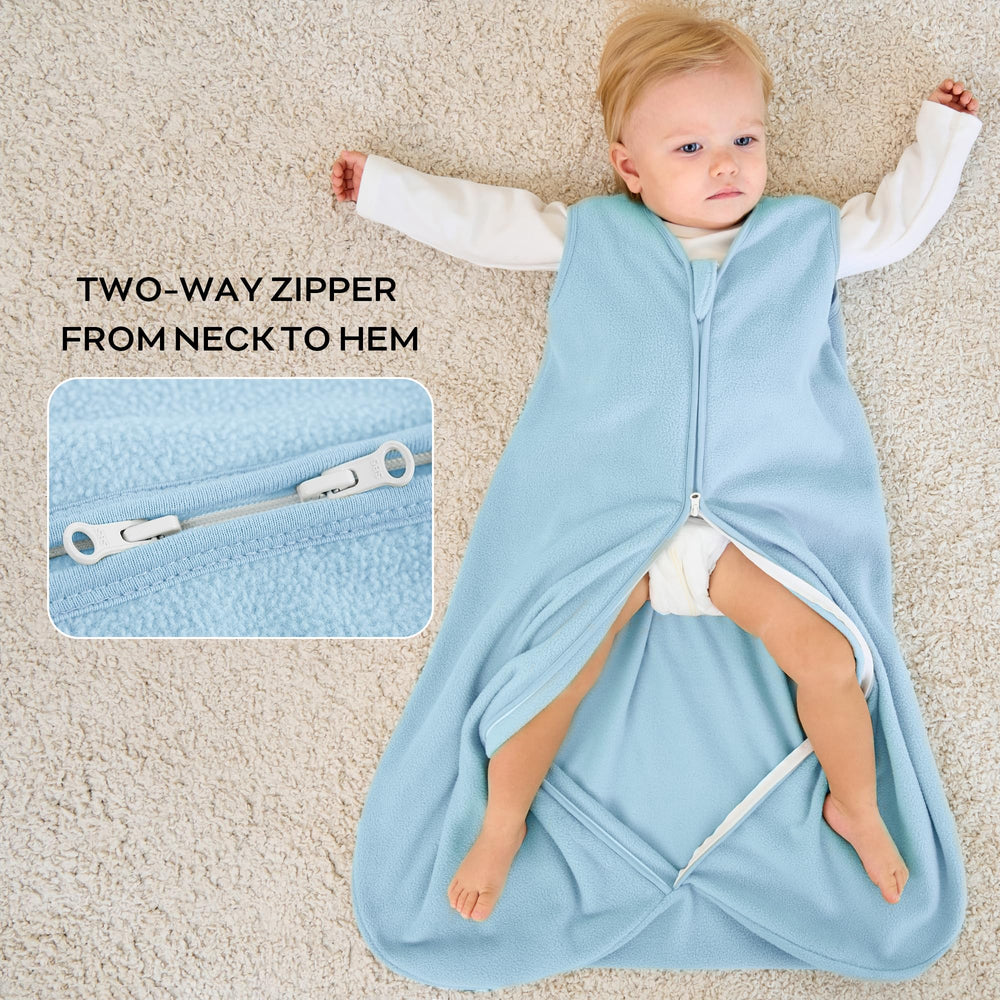 JELLYMONI sleep sack shown in crib, snug and soft.