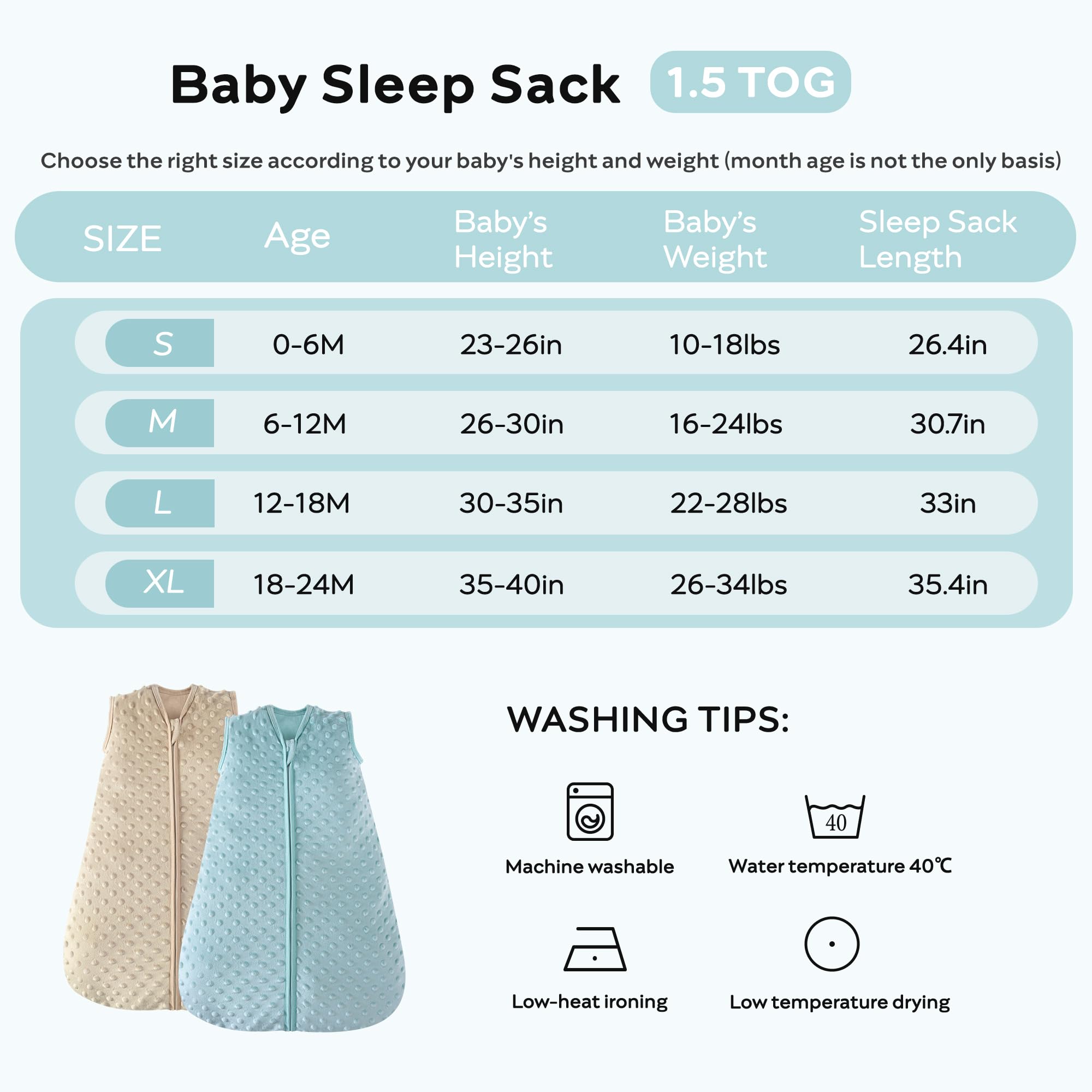 JellyMoni infant sleep sack winter warmth image; keeps baby cozy on chilly nights.