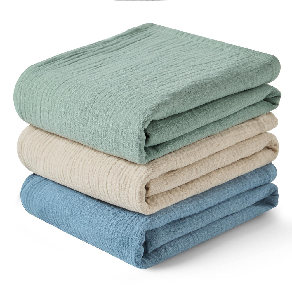 JELLYMONI soft-breathable muslin swaddle blanket for gentle newborn comfort