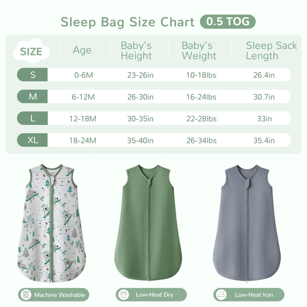 JELLYMONI sleep sack care instructions show machine washability and quick drying.
