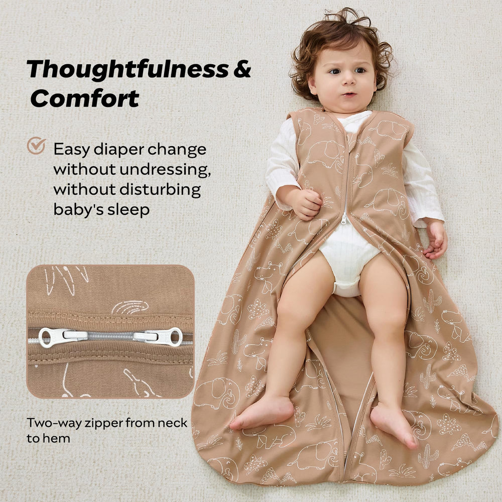 JELLYMONI machine-washable sleep sacks for simple cleaning and care