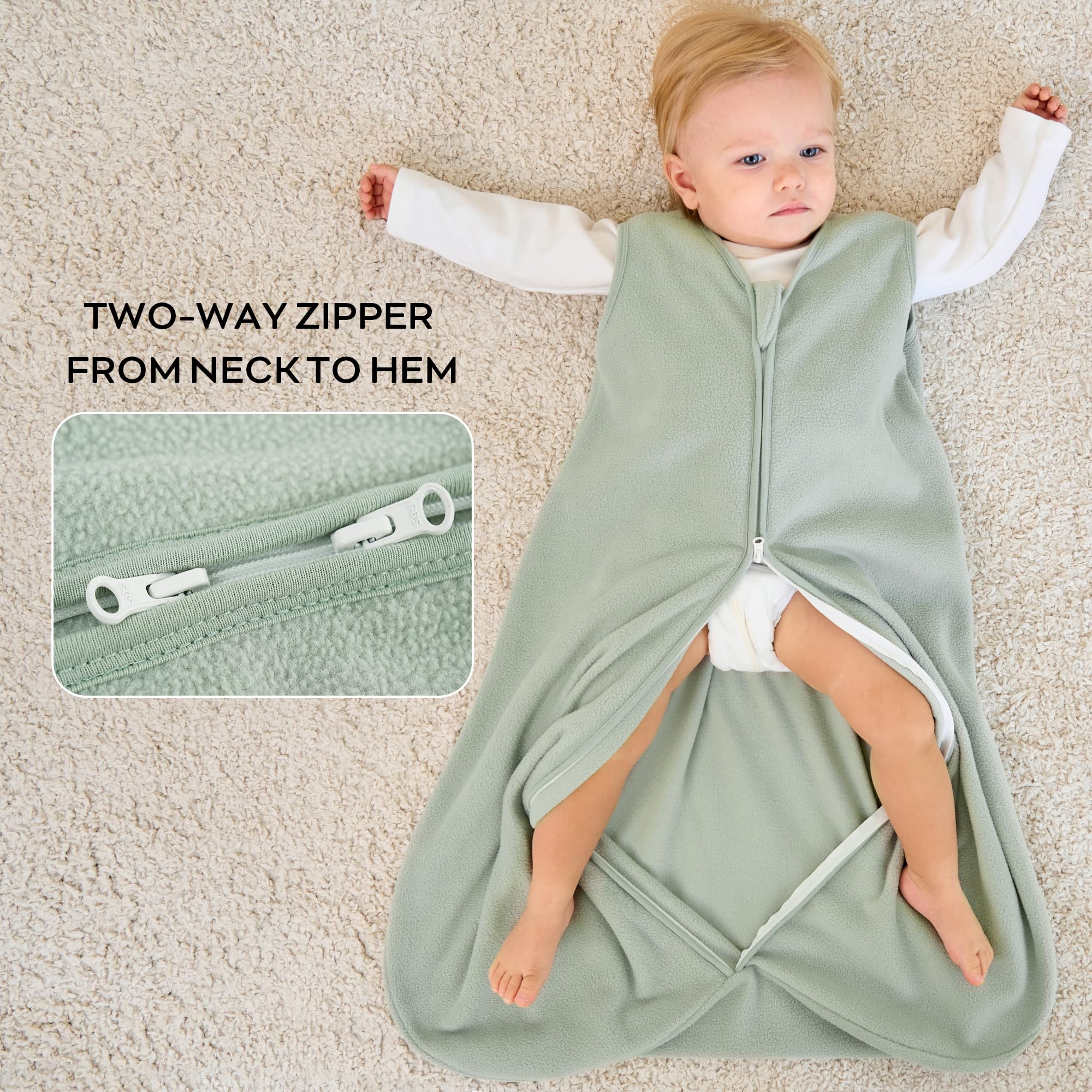 JELLYMONI soft polyester fabric delivers lightweight, cozy comfort.