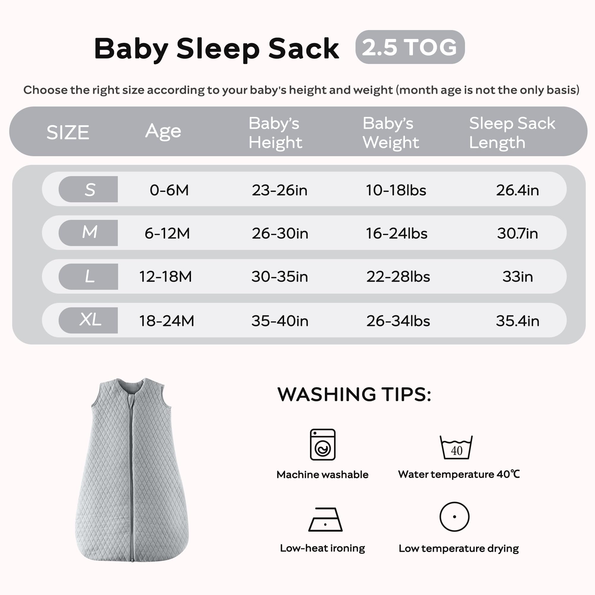 JELLYMONI winter-night sleep sack for breathable warmth.