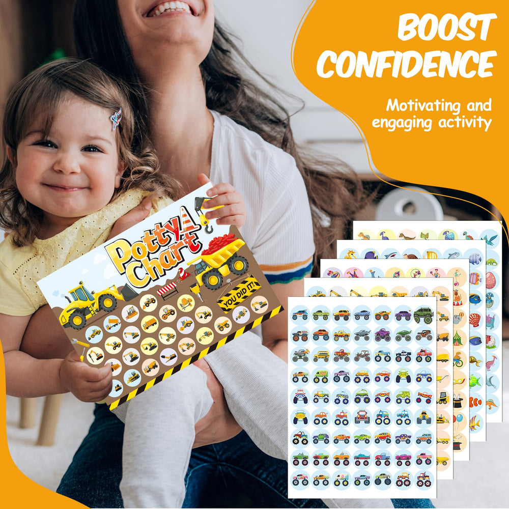 JellyPanda trucks chart display makes potty time feel like a game