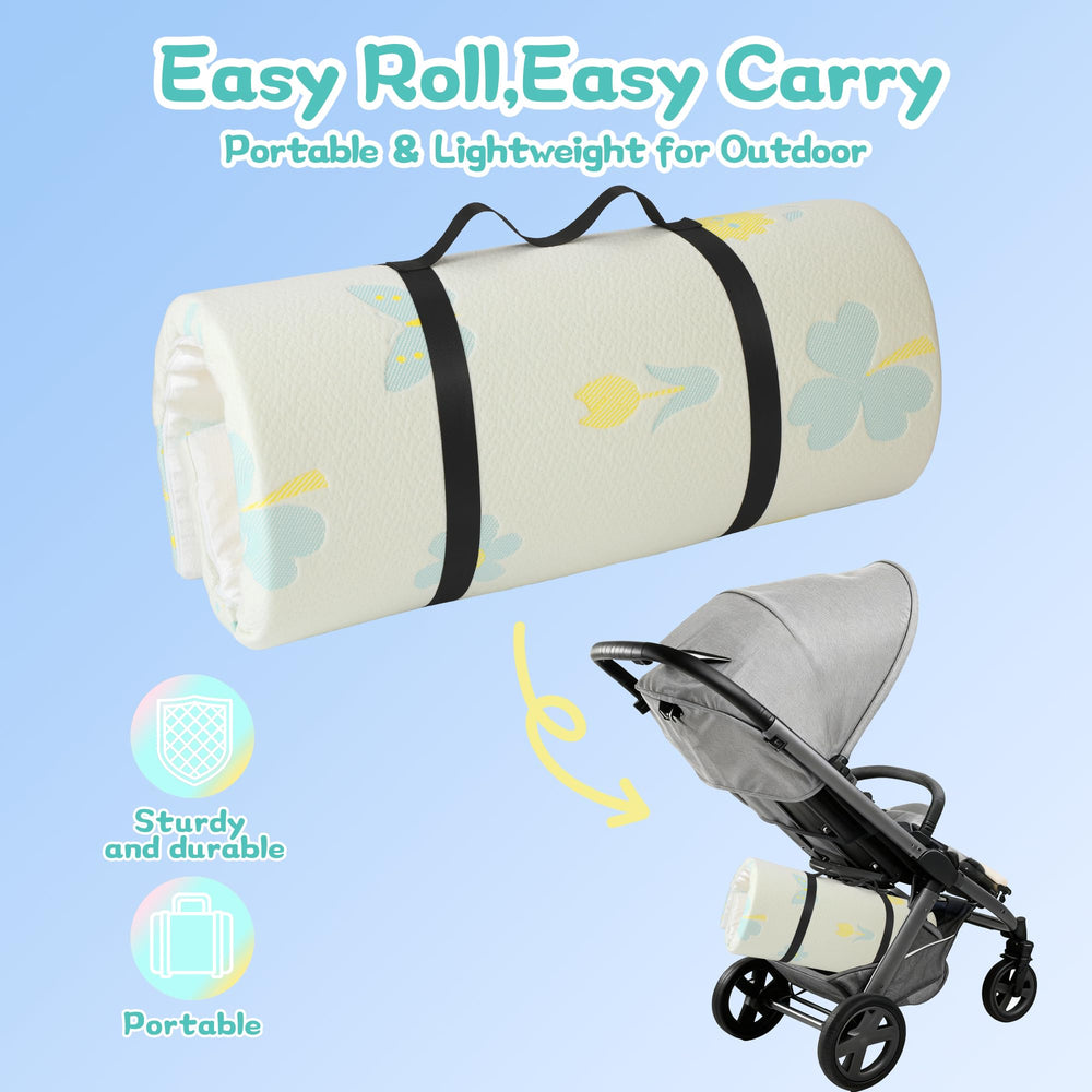 Jelumonpe with velcro straps for easy portability during trips.