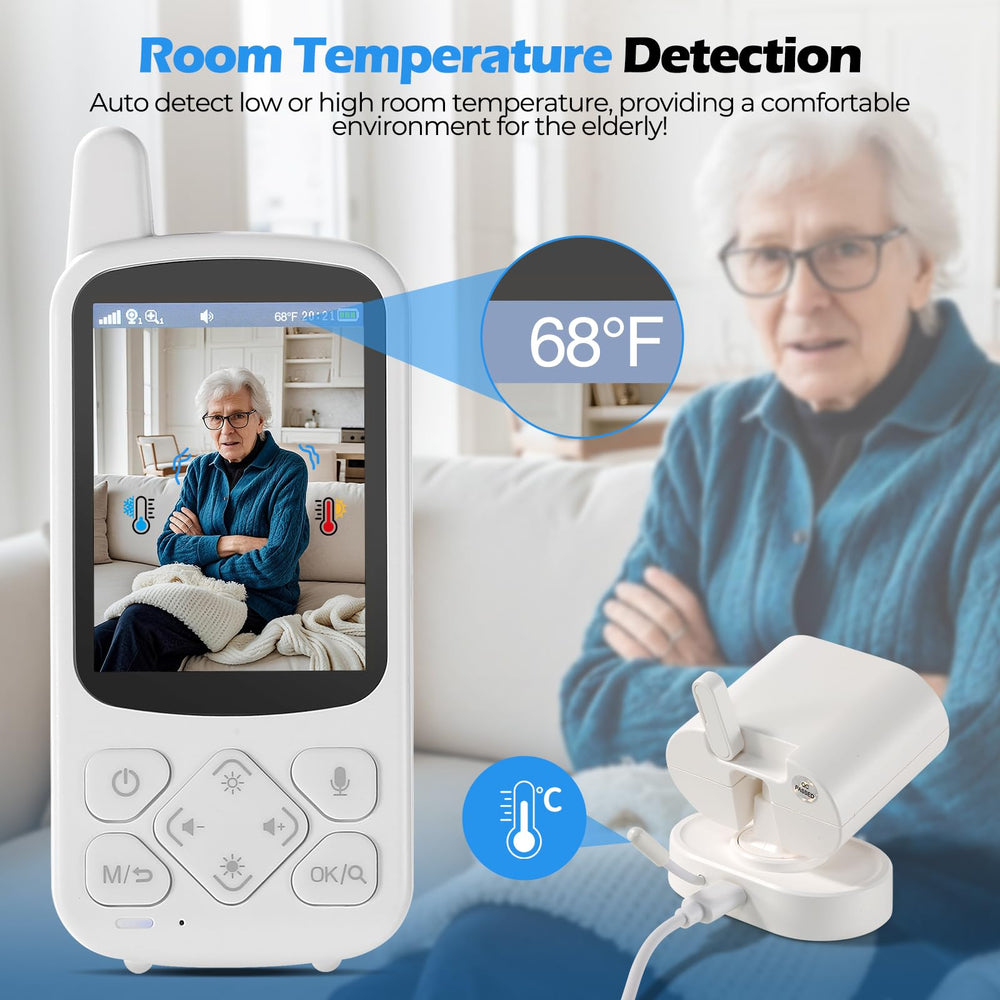 JEMXITG temperature sensor tracks room conditions for comfort.