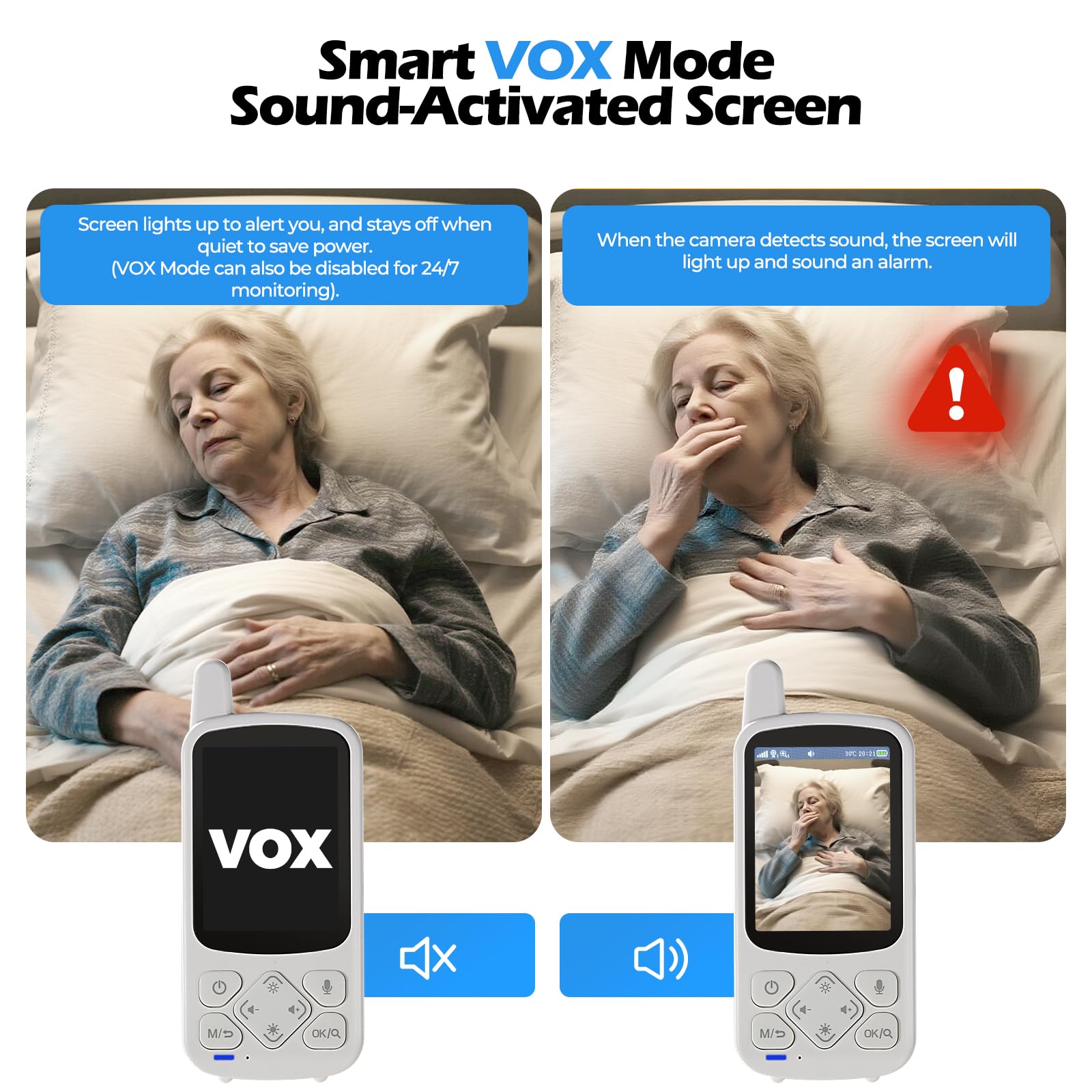 JEMXITG VOX feature reduces power use while staying responsive.