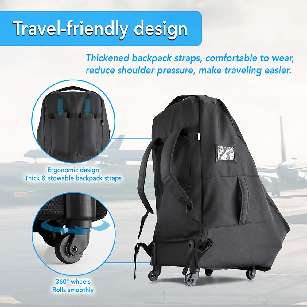 Jenen Jnzen oversized zippered opening, quick packing and unpacking