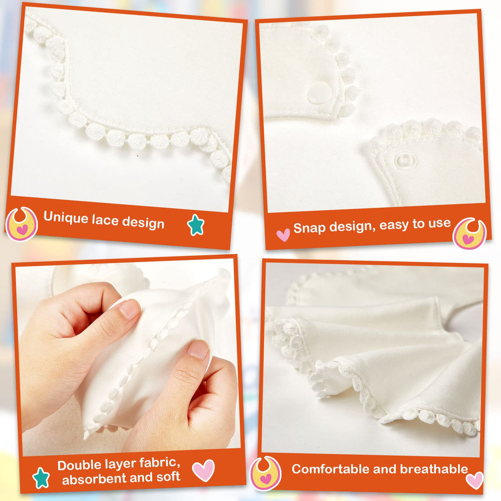 JenPen bandana bibs with absorbent cotton for drool management.