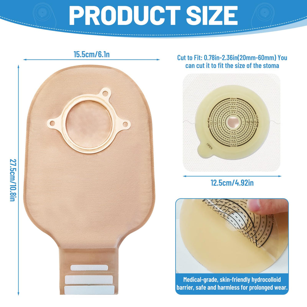 Jenshhch skin barrier offers comfortable adhesion for daily use.