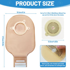 Jenshhch skin barrier offers comfortable adhesion for daily use.