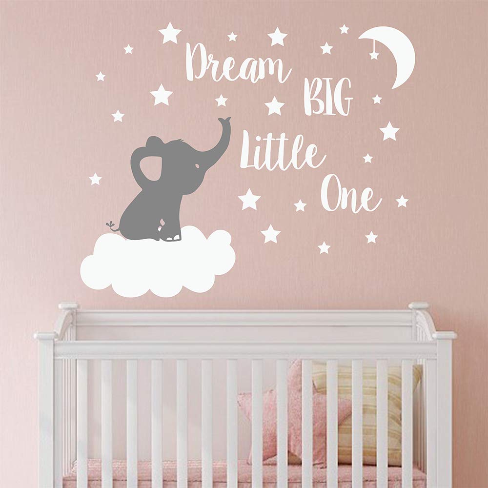 JEPART Dream Big quote wall sticker inspires bedtime reading moments