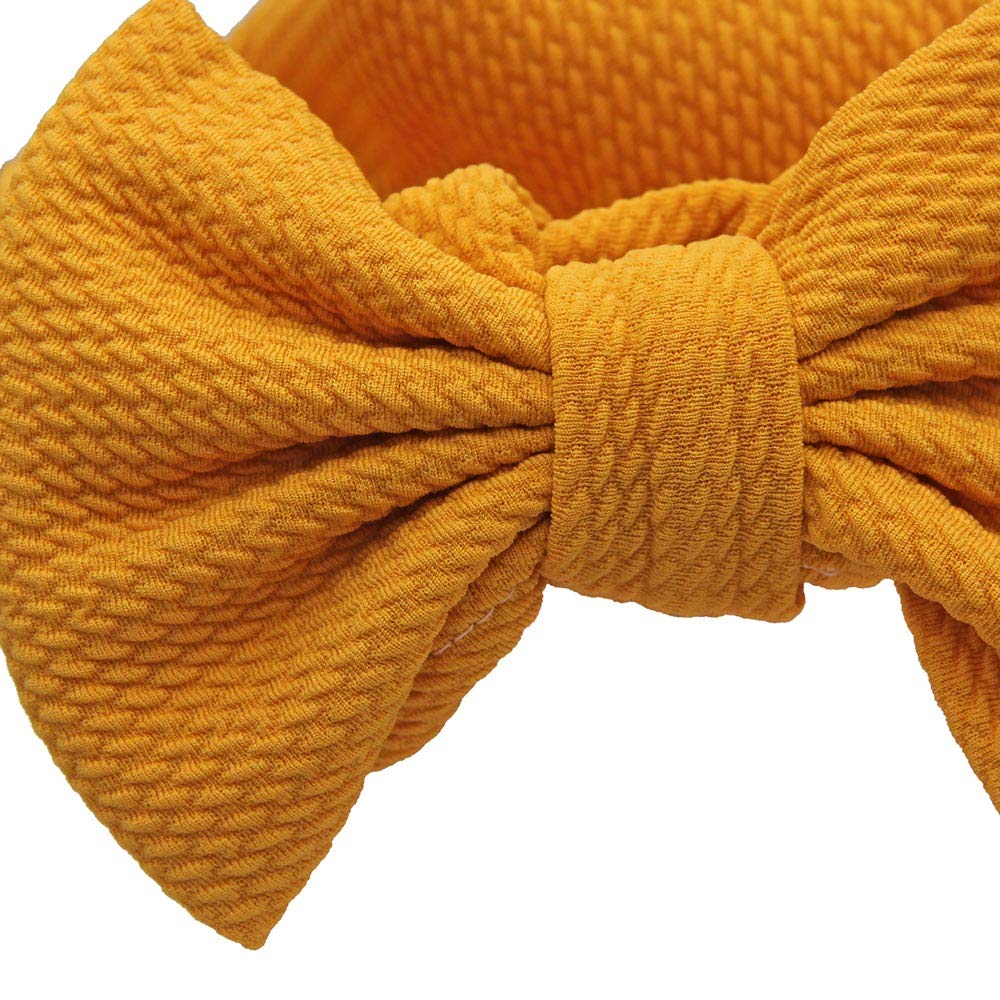 Jerague donut knot baby turban hat for easy outfit changes.