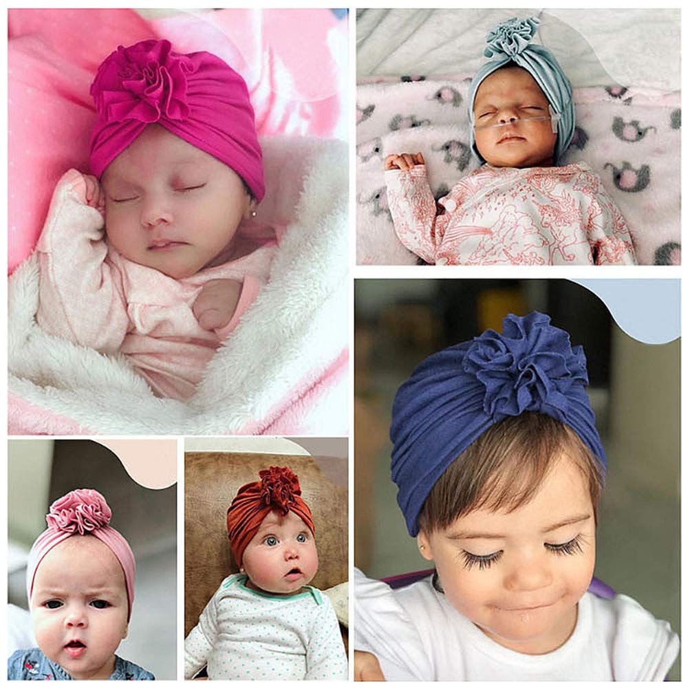 Jerague multi-use baby hat doubles as headwrap and accessory