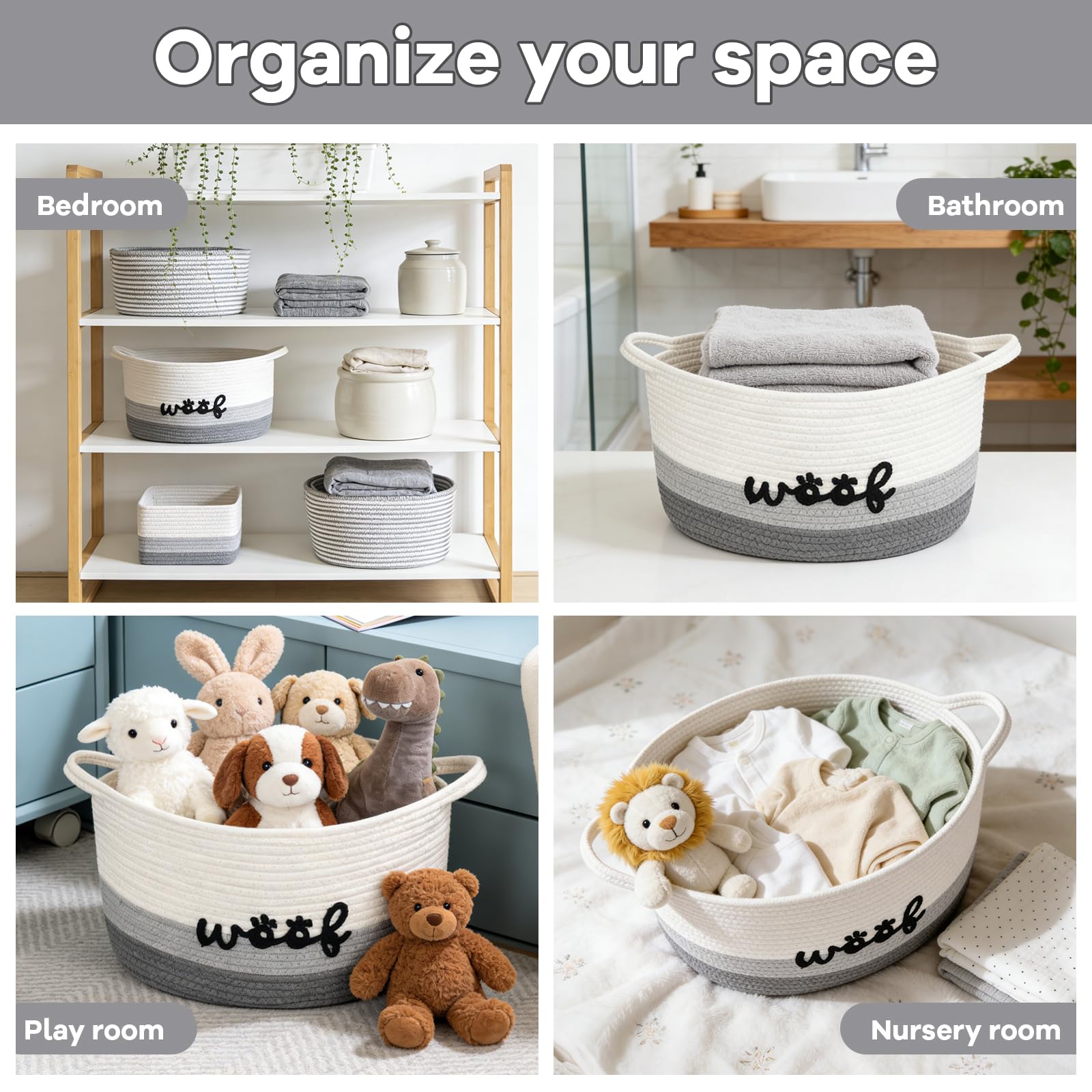 JEROKUMI sturdy handles make it easy to move between rooms.