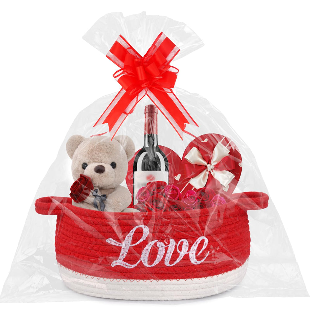 JEROKUMI Valentines Basket Love design—ready for elegant gifting