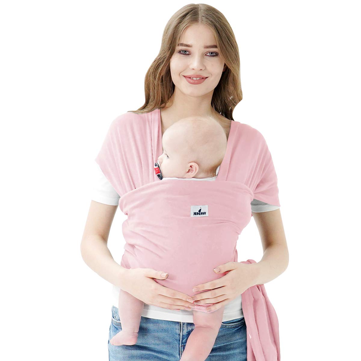 Jeroray Baby Wrap close-up shows soft fabric for breathable baby comfort.