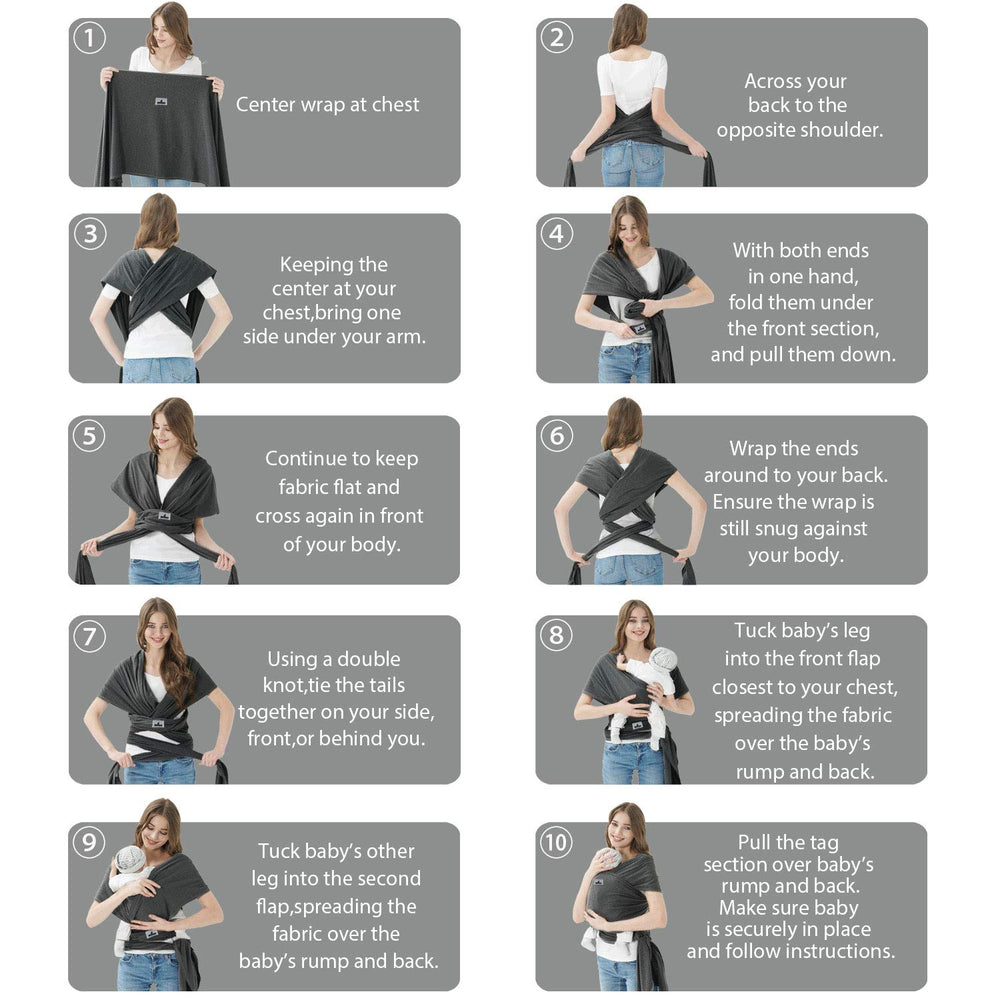 Jeroray Baby Wrap travel-friendly for on-the-go parents
