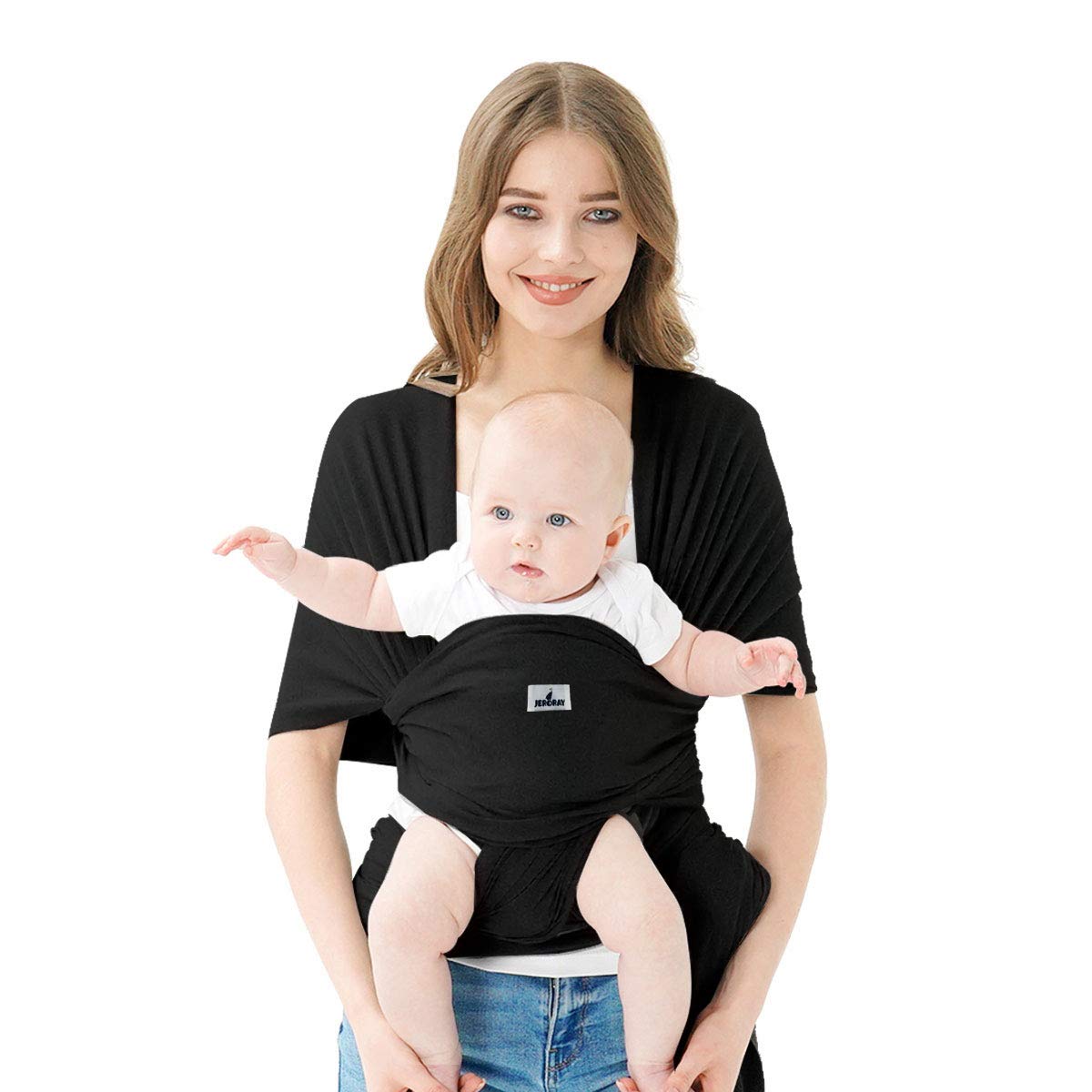 Jeroray Baby Wraps Carrier close-up on soft fabric for comfortable wear