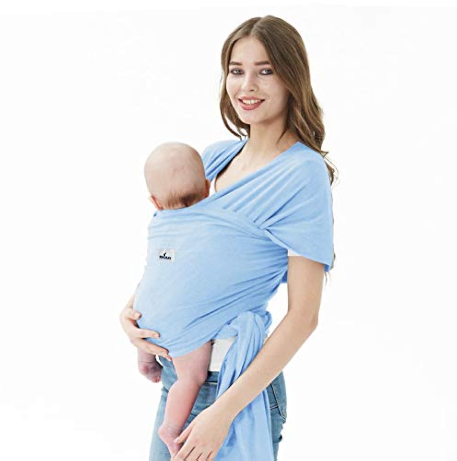 Jeroray Baby Wraps Carrier with soft breathable fabric for all-day comfort and snug newborn support.