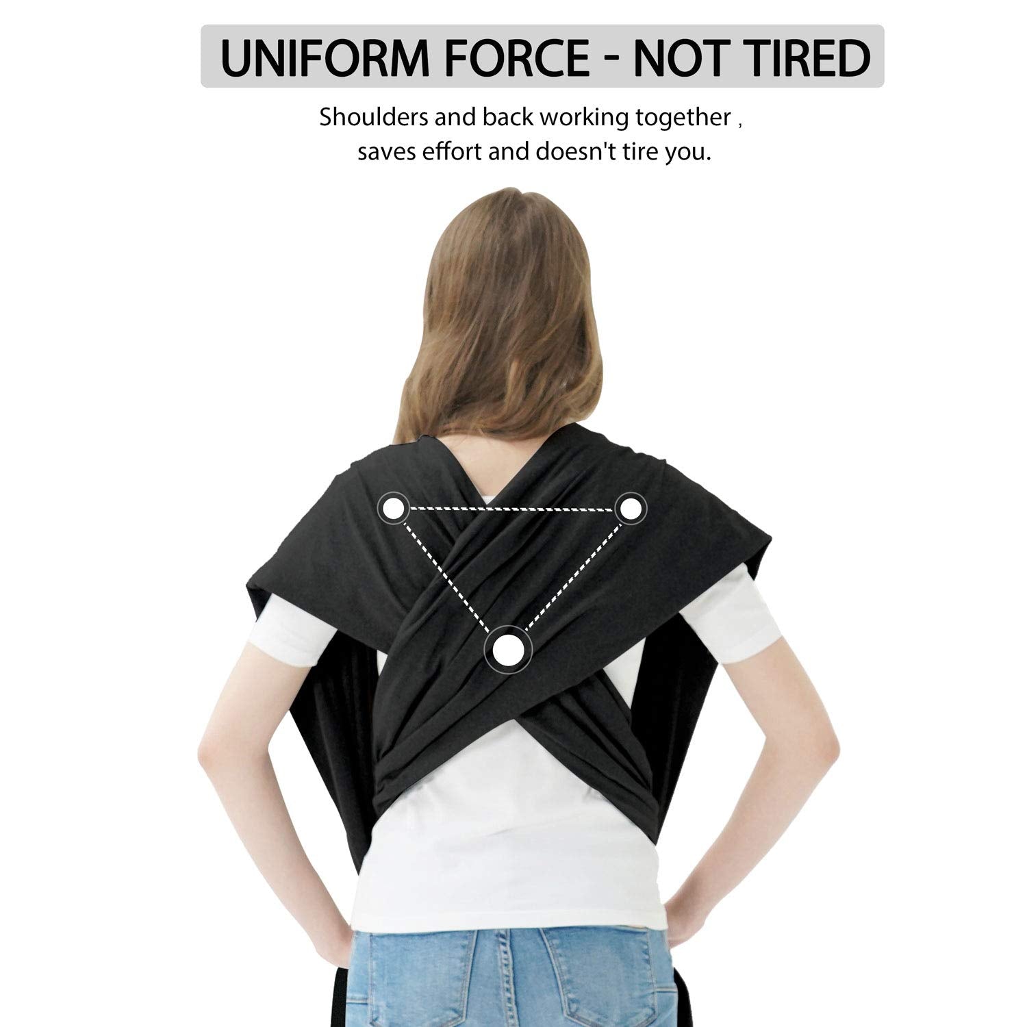 Jeroray Baby Wraps Carrier travel-friendly design for on-the-go parents