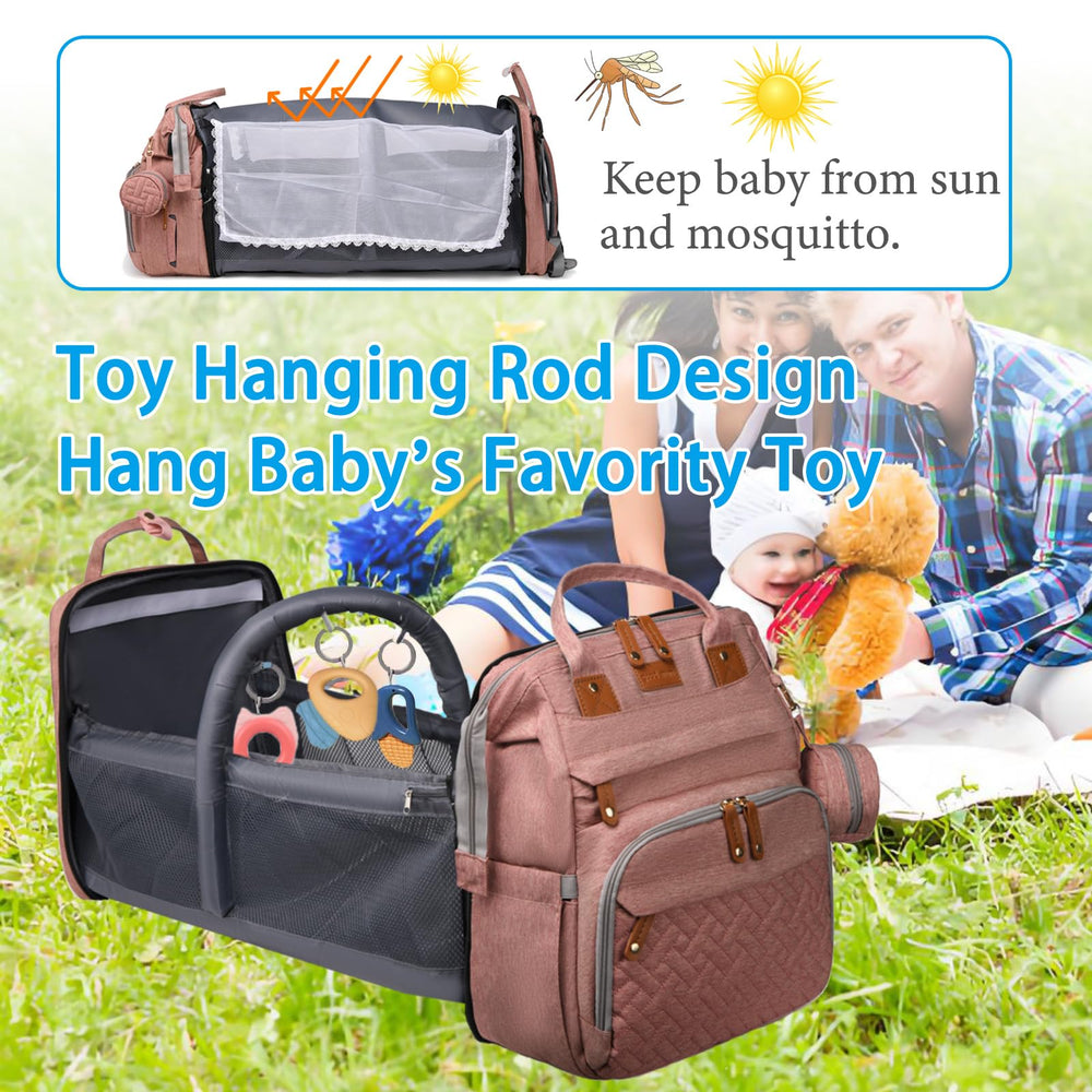 Jeryswet diaper bag features waterproof oxford fabric for everyday use