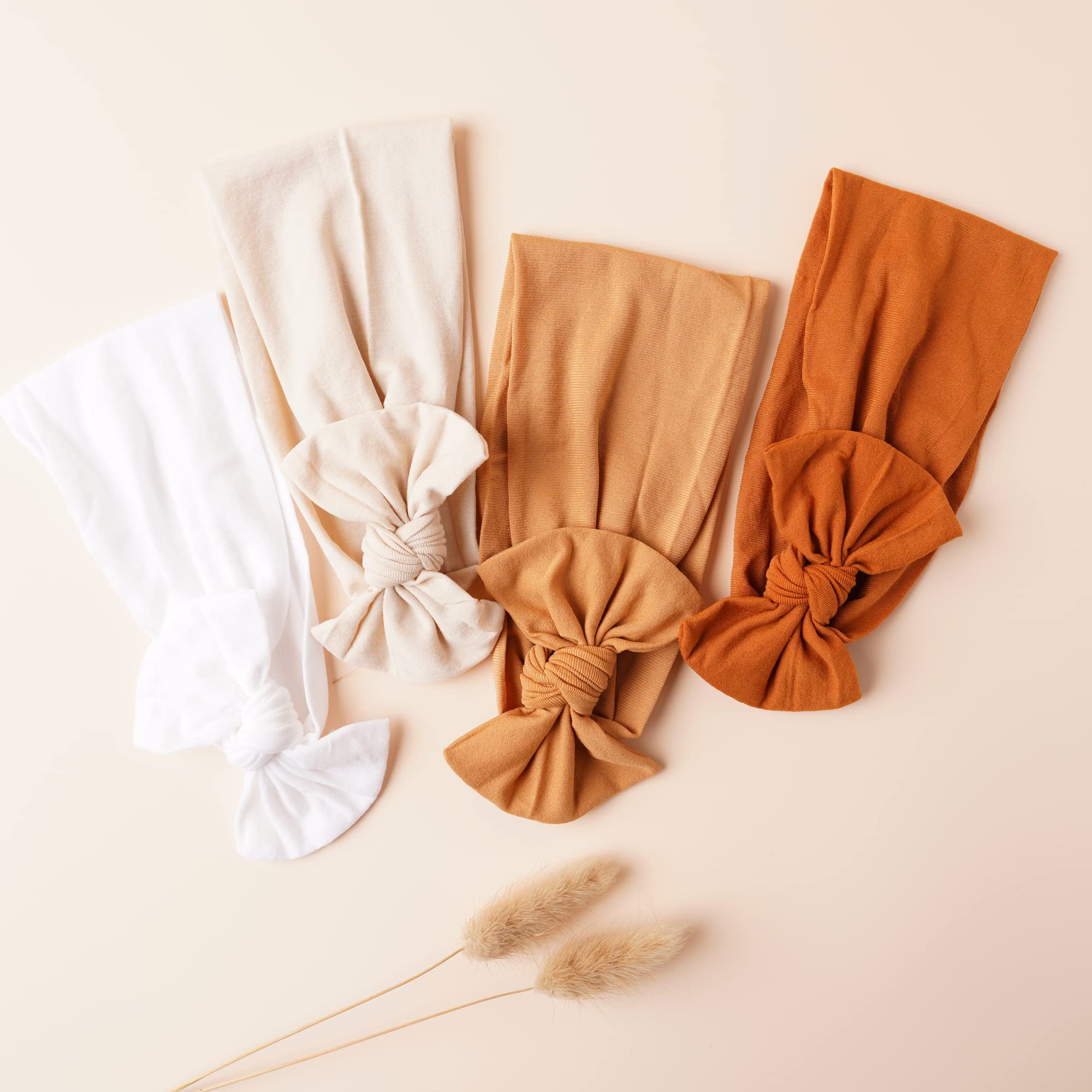 Jesries comfortable stretch headbands offer gentle hold.