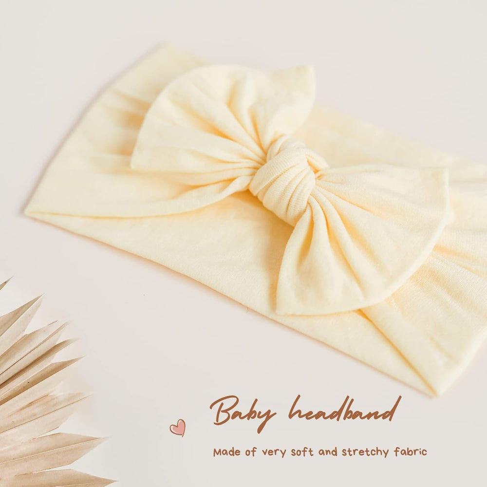 Jesries soft nylon headbands offer skin-friendly comfort for delicate baby heads.