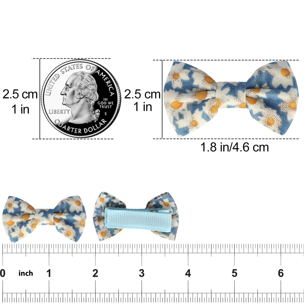 JESSCAT solid-color bows clip versatile accessory to match outfits.