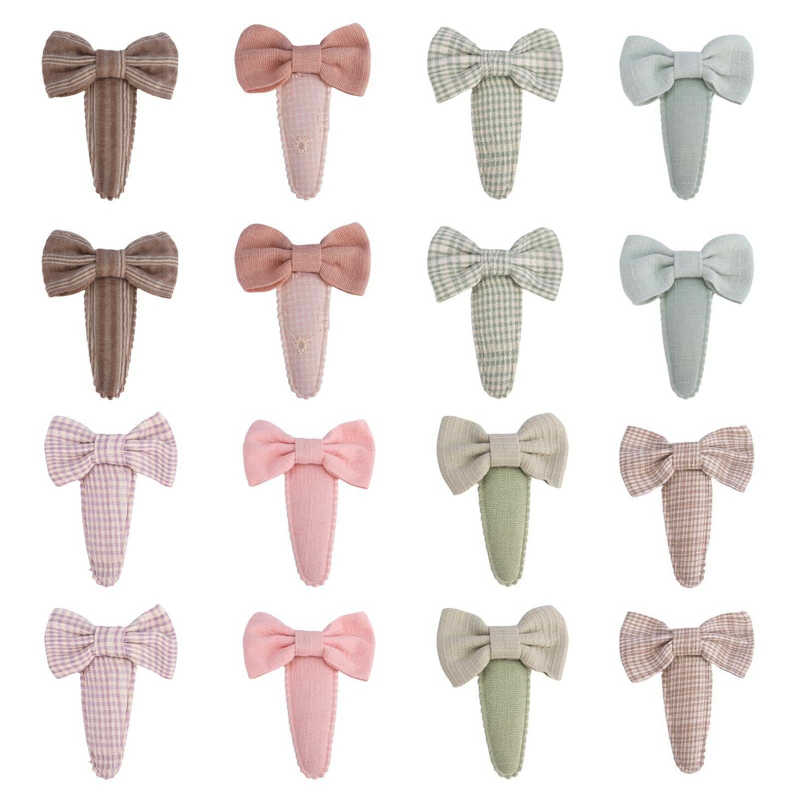 JESSCAT baby hair clips 16-pack offer versatile colors for everyday outfits and secure hold.