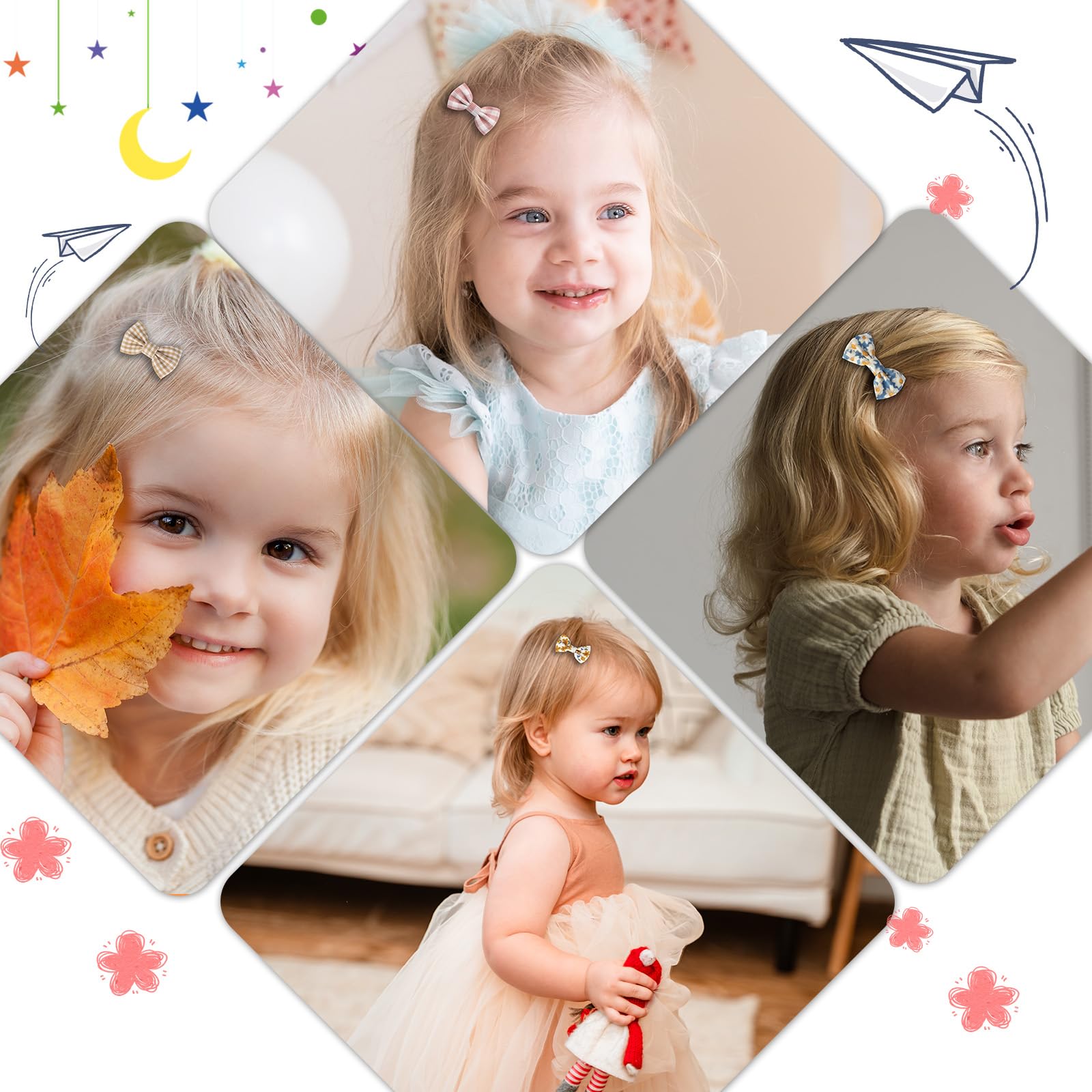 JESSCAT handmade baby clips ideal for gifts and everyday charm.