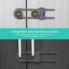 Jetec easy installation lock preserves cabinet aesthetics while keeping little hands away