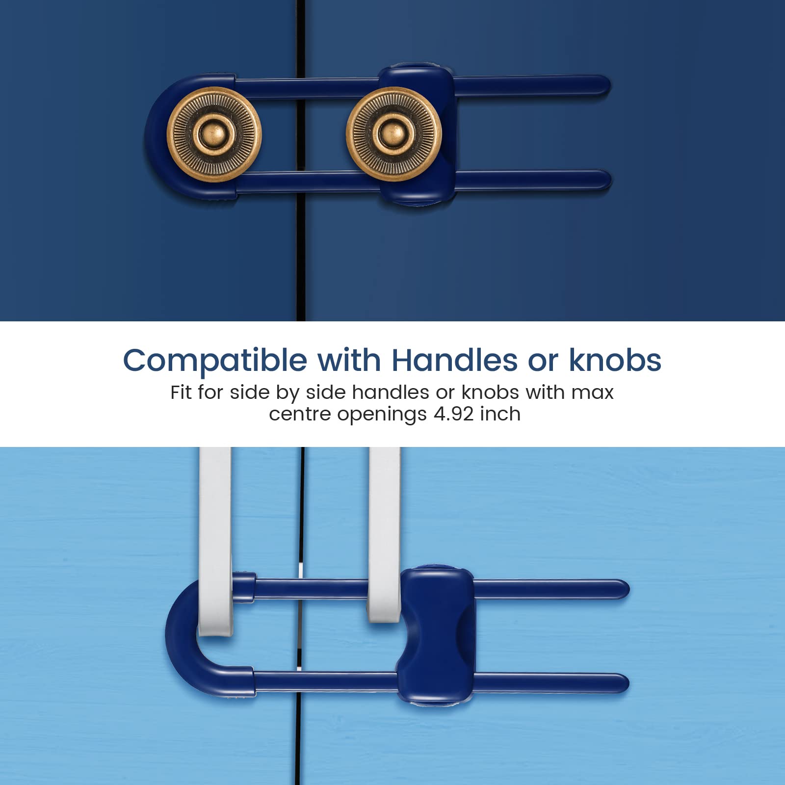 Rugged ABS material stands up to daily use and pets.