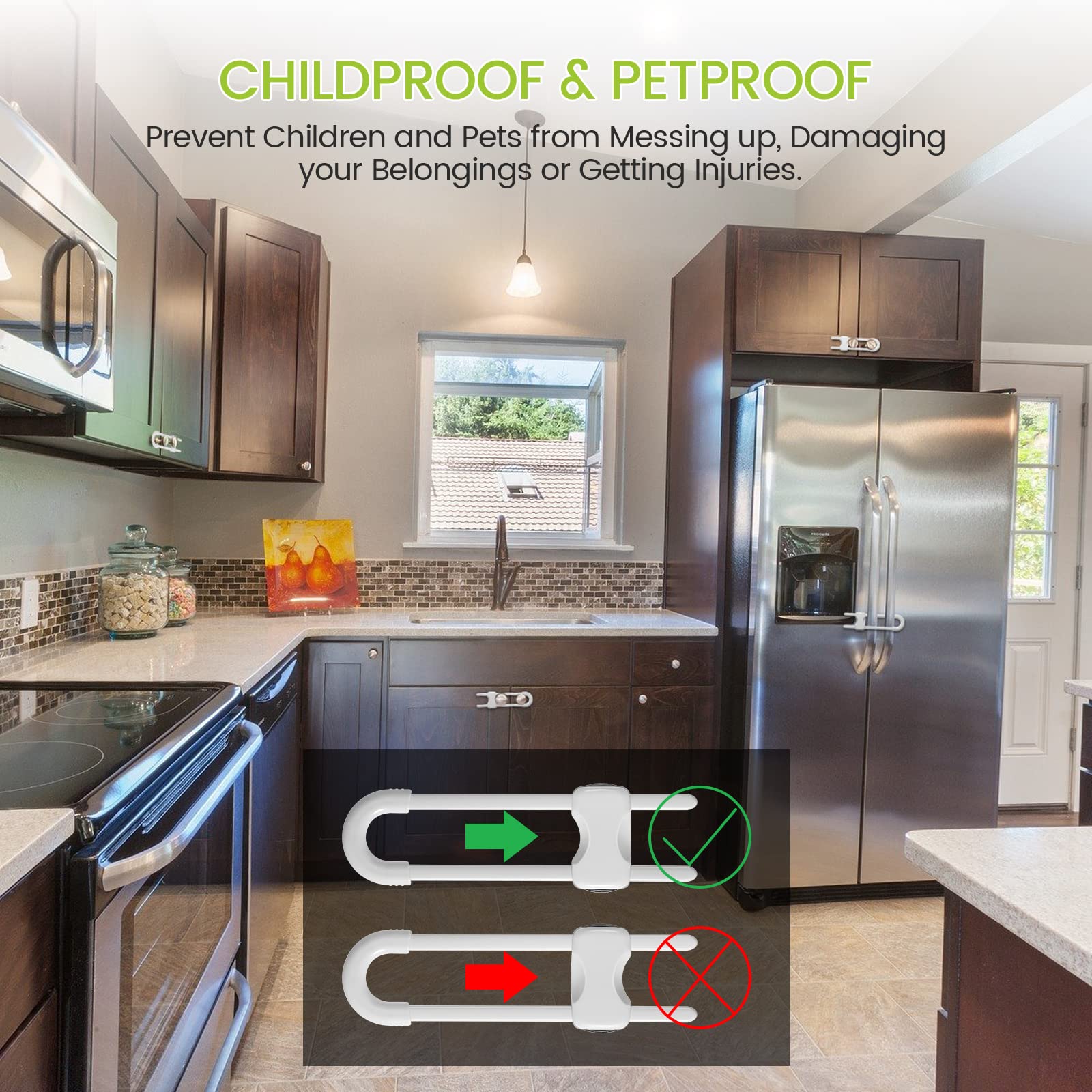 Jetec lock-pack emphasizes reusable design suitable for kitchen, bathroom, and more.