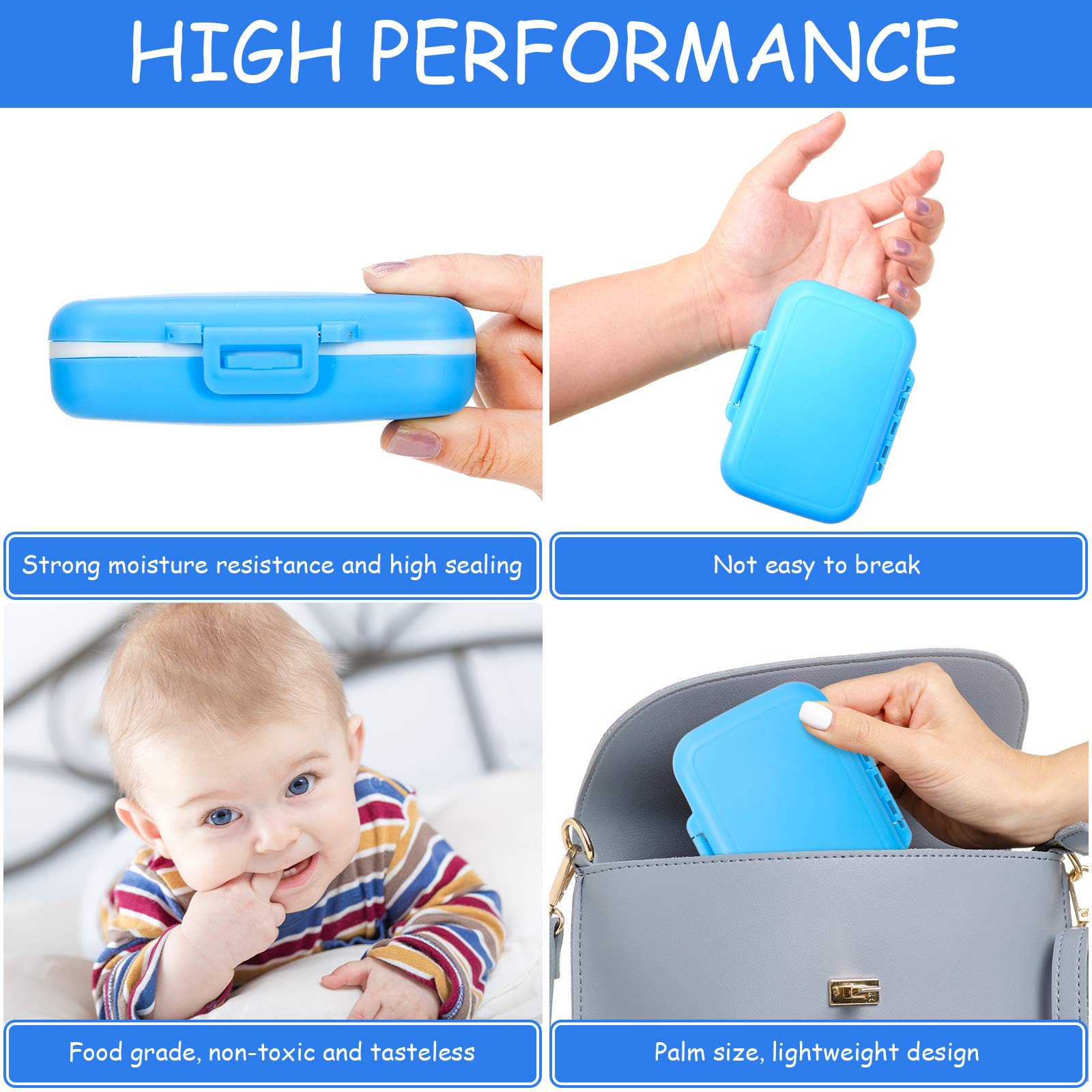 Jetec durable PP material and EVA lining keep contents odorless and corrosion resistant.