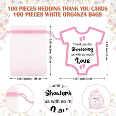 Jetec organza bag in pink adds a touch of charm.