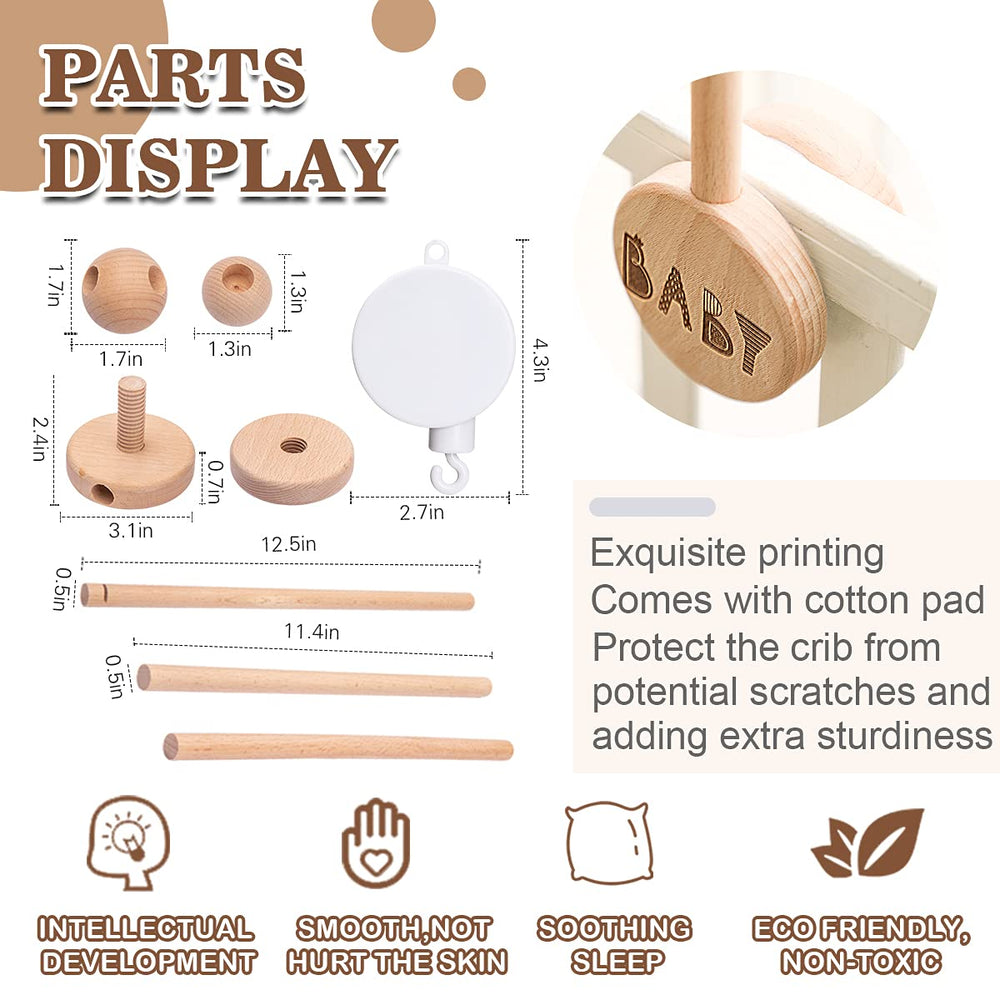 JETM·HH beech wood arm shows tool-free, quick assembly