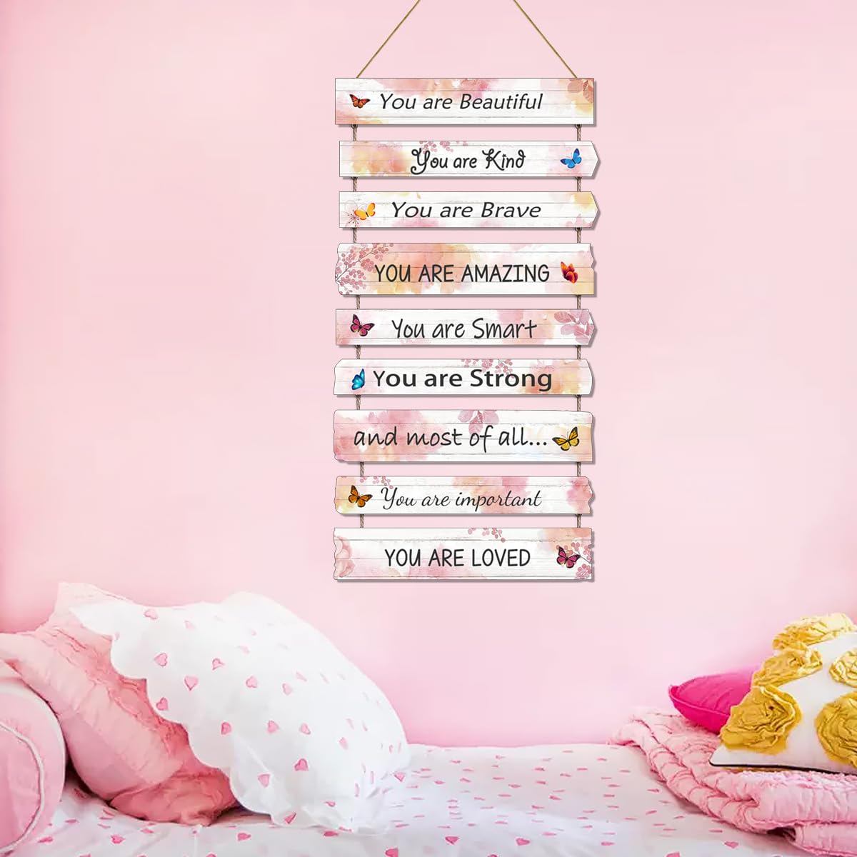 JEVUVU toddler nursery decor wood signs create a welcoming, safe vibe.