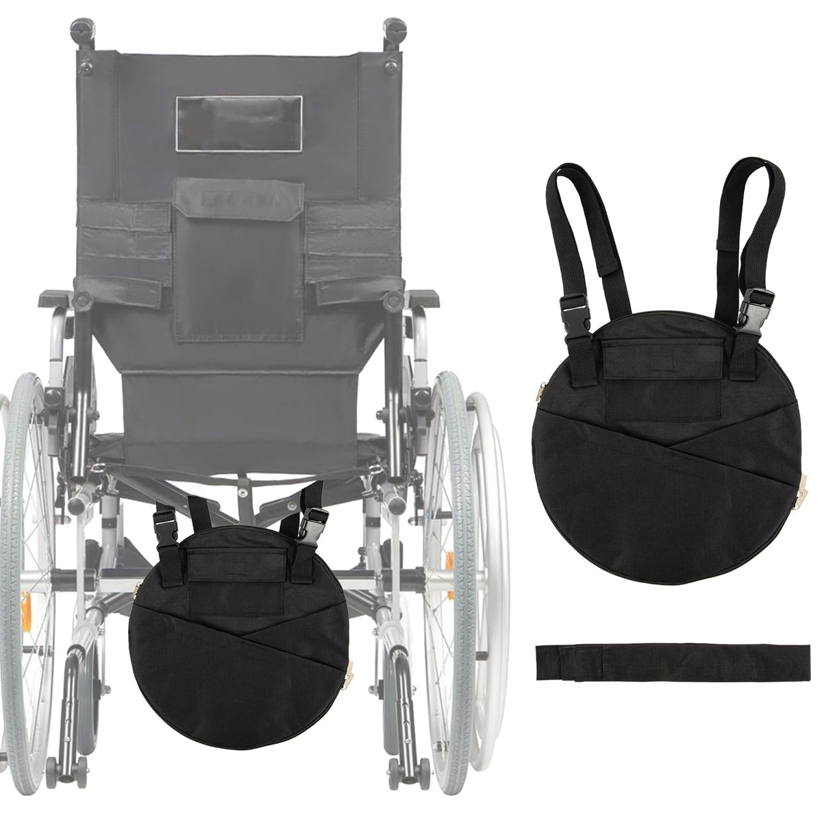 JFHNMLW 2000ml catheter bag cover offering discreet concealment and secure fit for daily outings