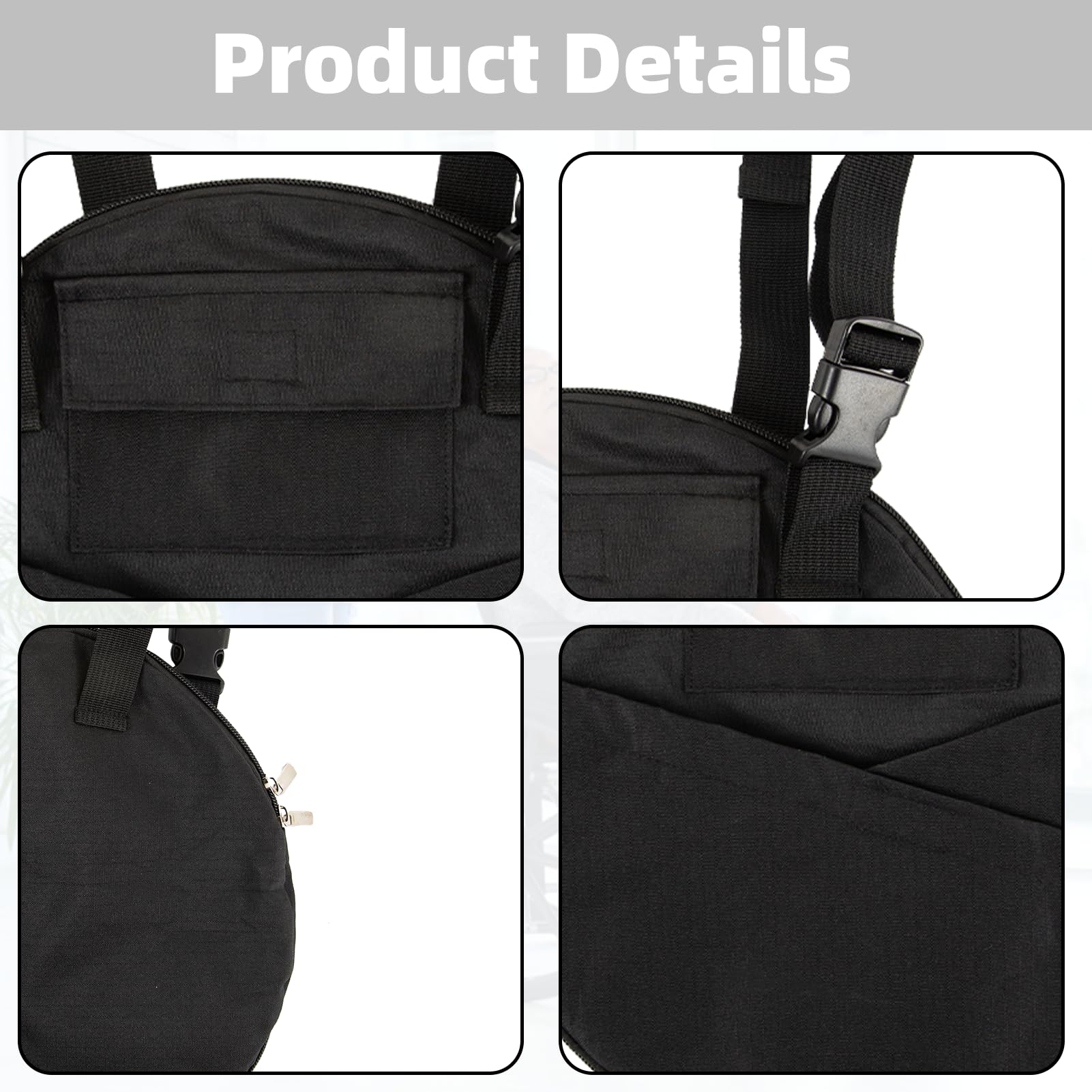 JFHNMLW adjustable strap catheter bag ensures comfortable wearing across the body