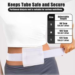 JFHNMLW dialysis g-tube belt worn during daily activities for stability