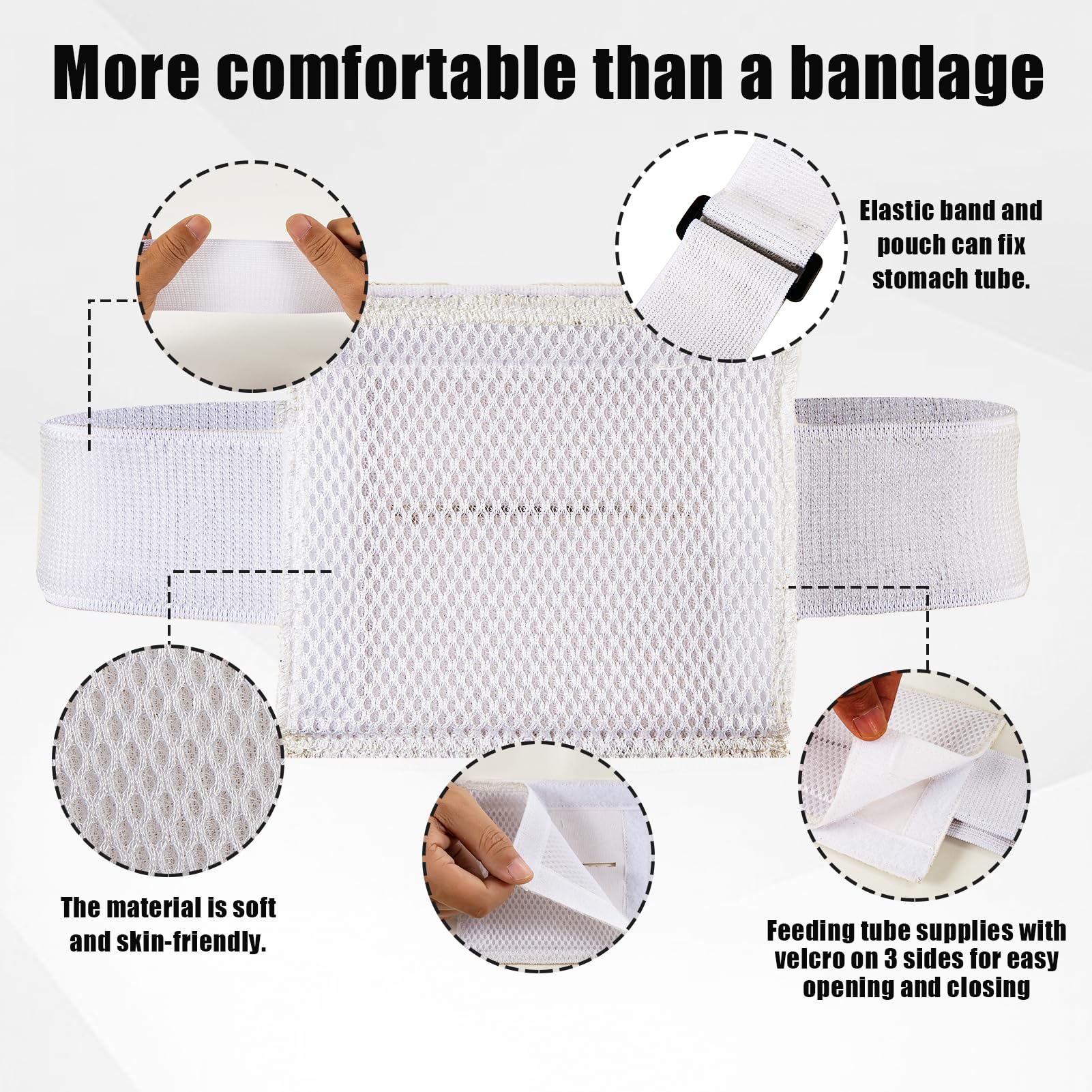 JFHNMLW adjustable elastic belt offers versatile fit and easy wear