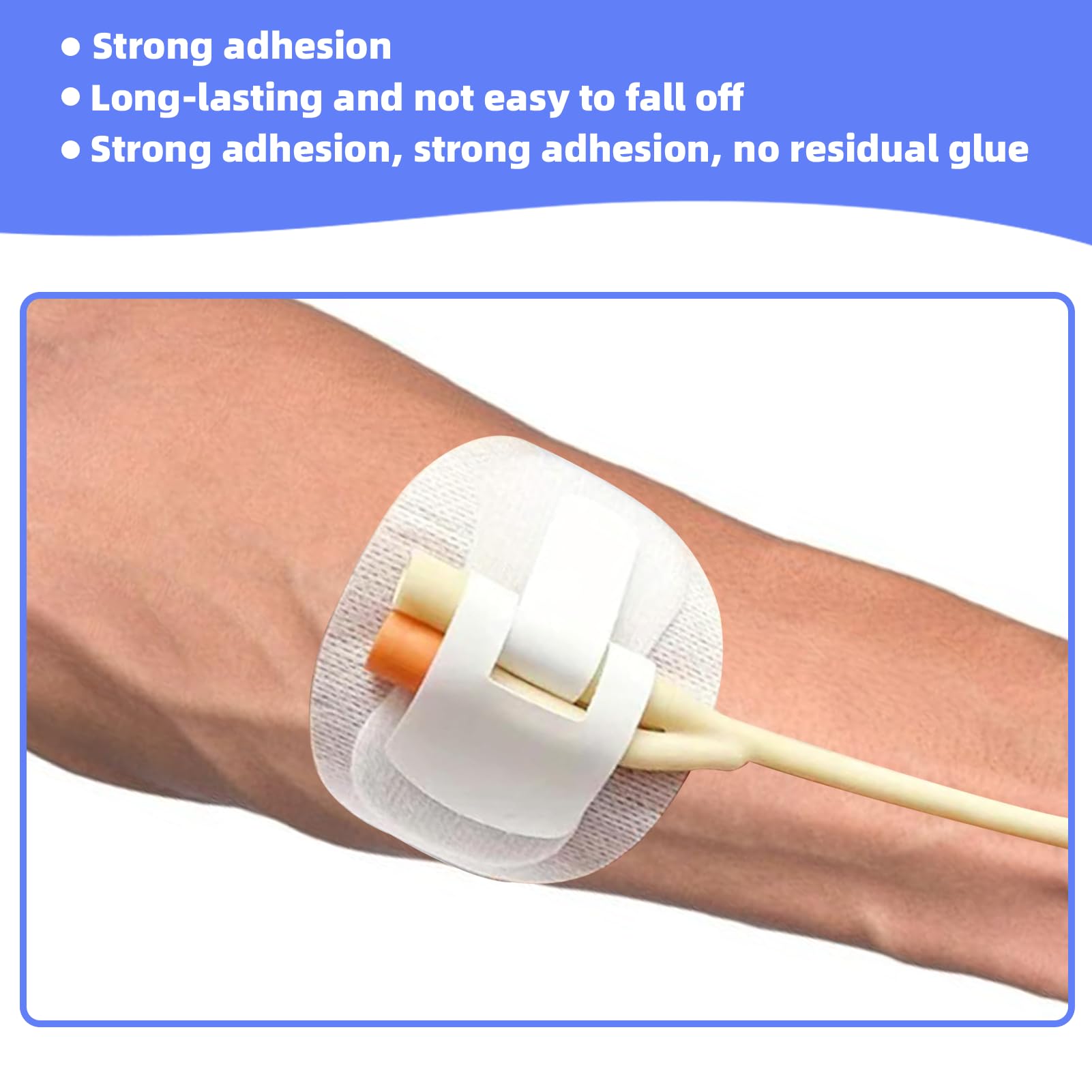 JFHNMLW G-tube feeding tube holder fits common tubes.
