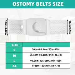 JFHNMLW ostomy belt secure bag with durable closure for daily comfort