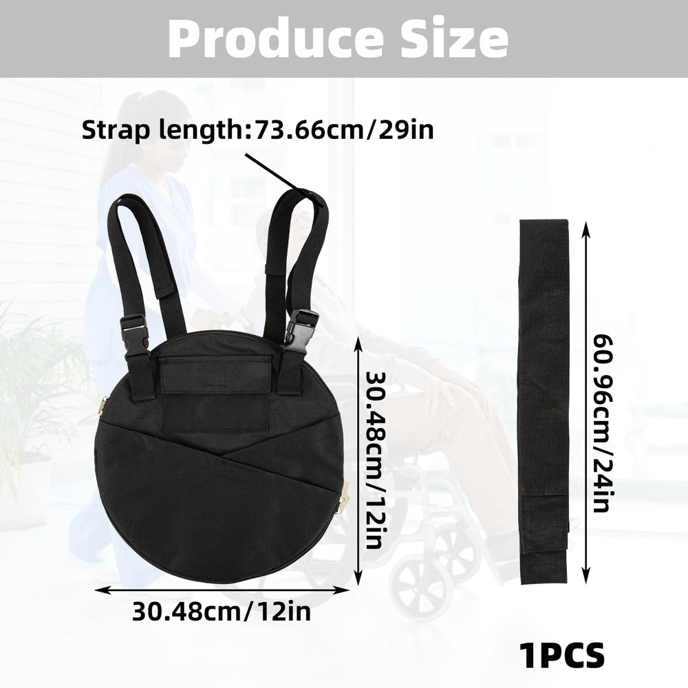 JFHNMLW urine bag holder with pockets keeps essentials nearby and organized