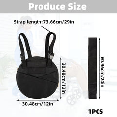 JFHNMLW urine bag holder with pockets keeps essentials nearby and organized