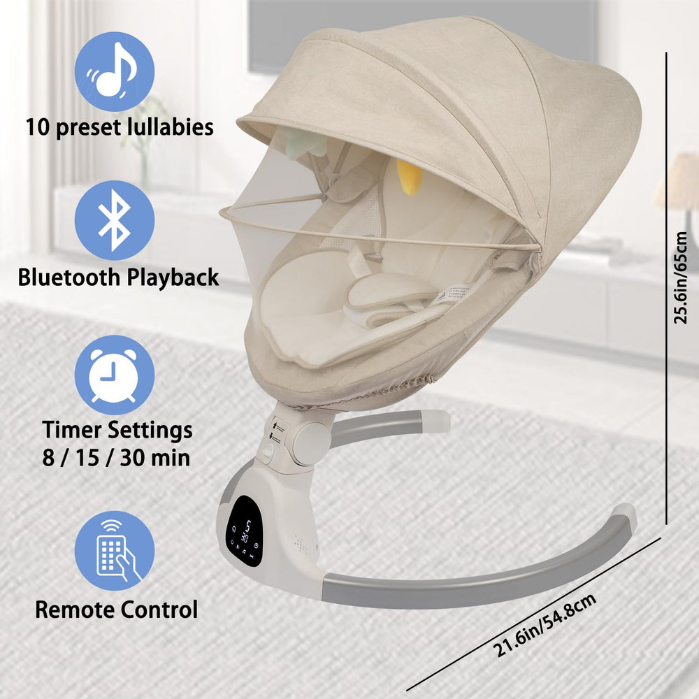 JFOVMCYG ivory white five-point-harness keeps baby secure